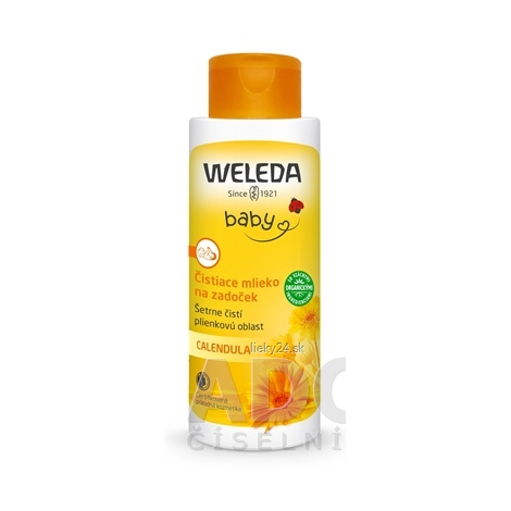 WELEDA baby Čistiace mlieko na zadoček Bio