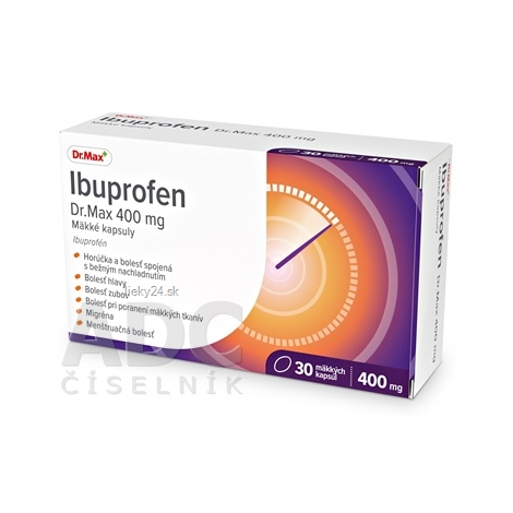 Ibuprofen Dr.Max 400 mg mäkké kapsuly