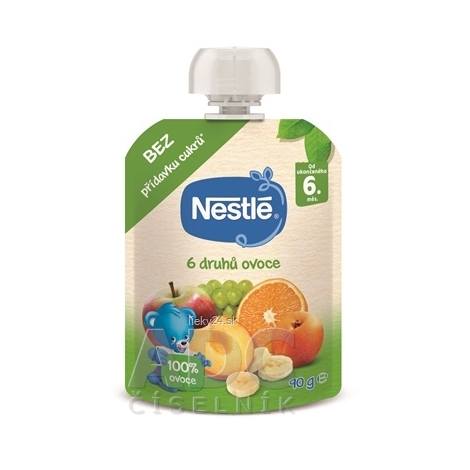 Nestlé 6 druhov ovocia