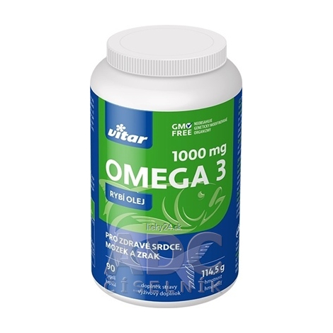 VITAR OMEGA 3 1000 mg RYBÍ OLEJ