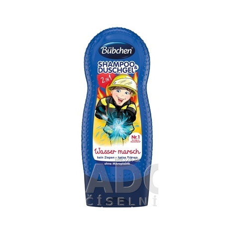 BUBCHEN KIDS SHP+SPRCH. GÉL 2v1 ODVÁŽNY POŽIARNIK