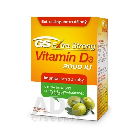 E-shop GS Extra Strong Vitamin D3 2000 IU