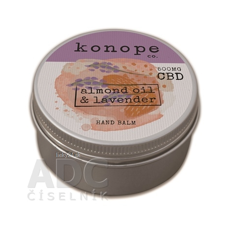 konope co. BALZAM NA RUKY mandľový olej&levanduľa