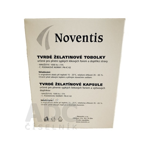 E-shop Noventis želatínové kapsuly veľkosť 0 Fagron