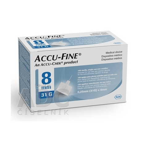 ACCU-FINE 31G (0,25 mm x 8 mm)