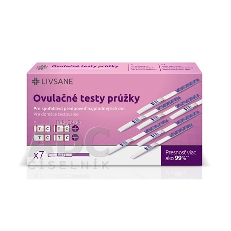 LIVSANE Ovulačný test prúžky