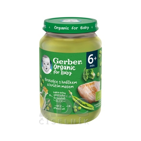 Gerber Organic Mäsovo-zeleninový príkrm