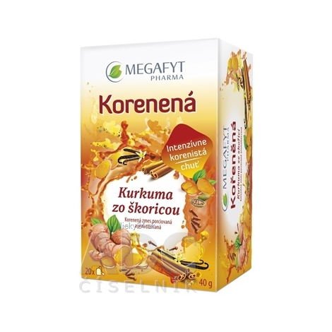 MEGAFYT Korenená Kurkuma so škoricou