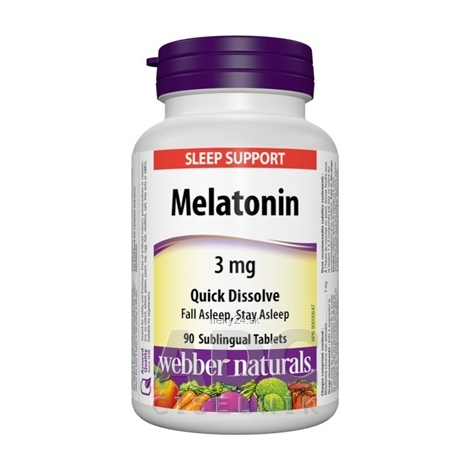 E-shop Webber Naturals Melatonin 3 mg