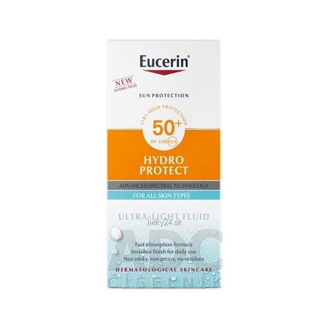 E-shop Eucerin SUN HYDRO PROTECT SPF 50+ Ultra Ľahký Fluid 50ml