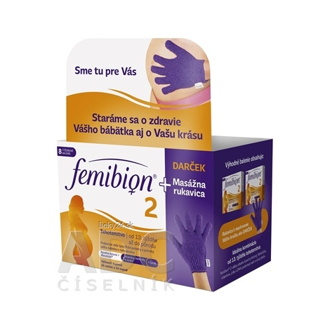 Femibion 2 Kys. listová a Metafolin + DHA + VIT.D3