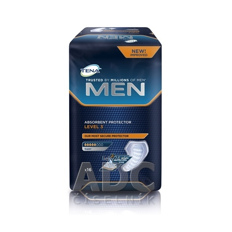 E-shop TENA Men Level 3 inkontinenčné vložky pre mužov 16 ks
