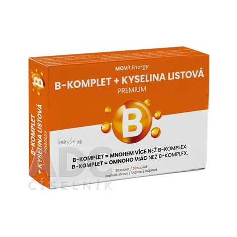 MOVit B-KOMPLET + Kyselina listová PREMIUM