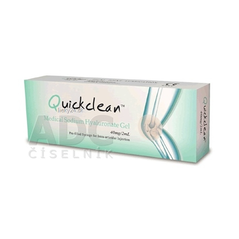 Quickclean 40 mg/2 ml Gél s hyaluronátom sodným