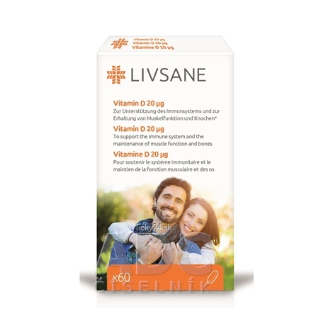 LIVSANE Vitamín D 20 μg