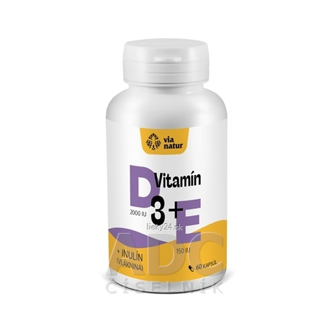 Via natur Vitamín D3+E+Inulín