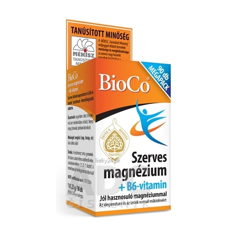 Obrázok BioCo Organické Magnézium + vitamín B6 MEGAPACK