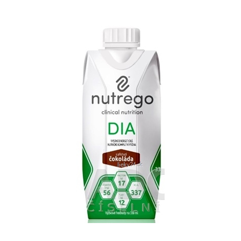E-shop Nutrego DIA s príchuťou čokoláda