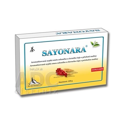 SAYONARA s príchuťou maliny