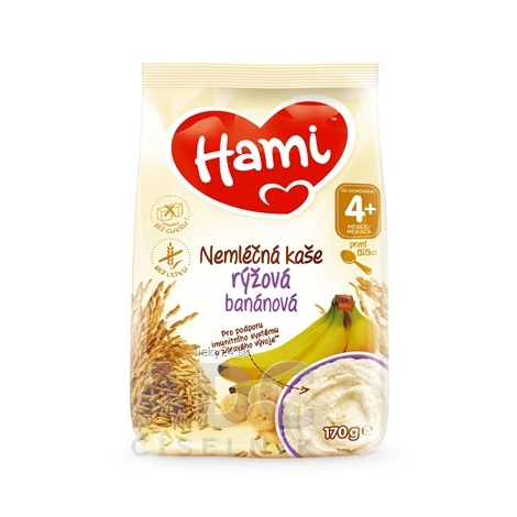 Hami nemliečna kaša ryžová banánová