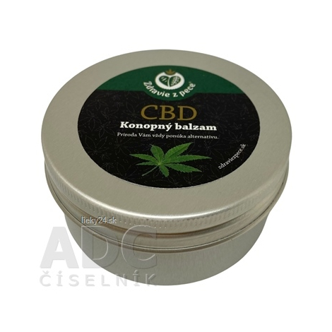 Zdravie z pece CBD Konopný balzam