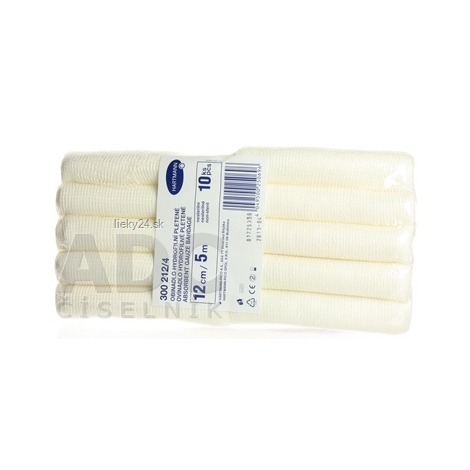 OVÍNADLO HYDROFILNÉ Pletené, nesterilné 12cm x 5m 10ks