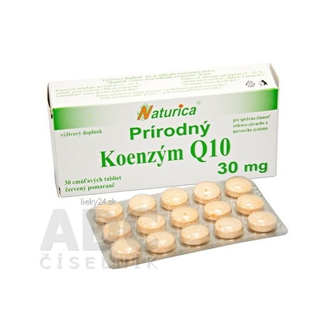 Naturica Prírodný KOENZÝM Q10 30 mg