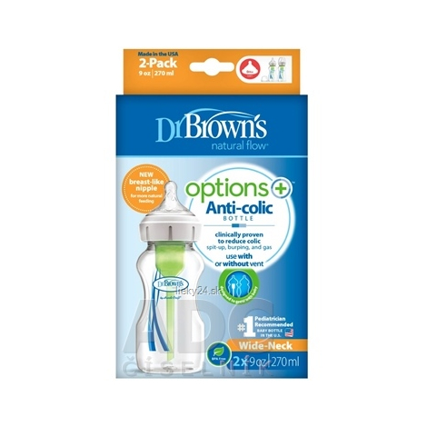 Dr.BROWN´S DOJČENSKÁ FĽAŠA OPTIONS+ 270 ml DUOPACK