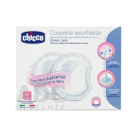 E-shop CHICCO Antibakteriálne tampóny do podprsenky