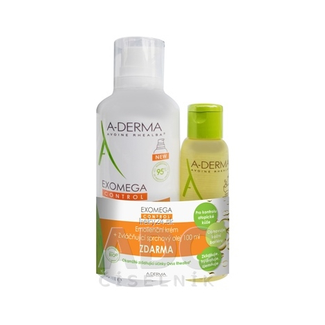 A-DERMA EXOMEGA CONTROL CRÈME ÉMOLLIENTE (darček)