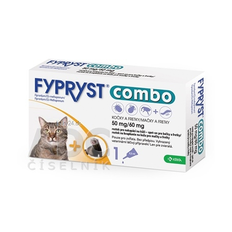 FYPRYST combo 50 mg/60 mg MAČKY A FRETKY 1x0,5ml