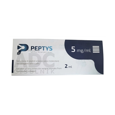 PEPTYS 5 roztok peptidov PEP-52 z kolagénu 5 mg/ml