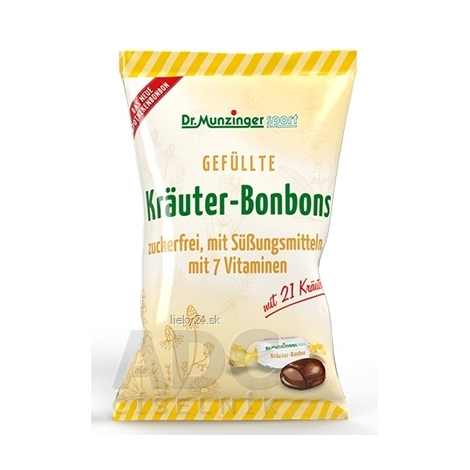 Dr.Munzinger sport Plnené bylinné cukríky