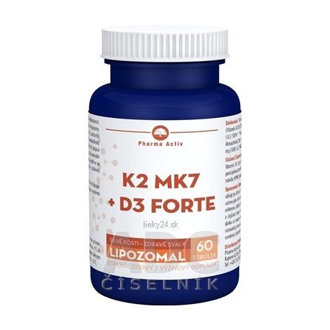 E-shop Pharma Activ Lipozomal K2 MK7 + D3 FORTE