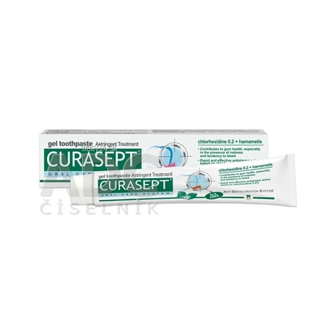 E-shop CURASEPT Astringent gélová zubná pasta