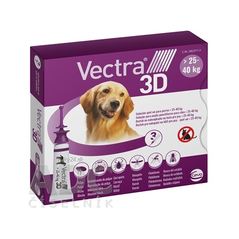 E-shop VECTRA 3D spot-on psy L (25–40 kg)
