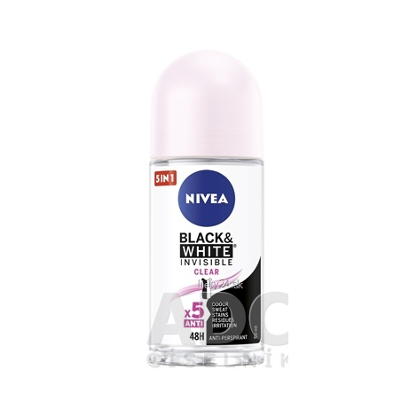 Obrázok NIVEA Black & White Clear 50 ml (42241898)