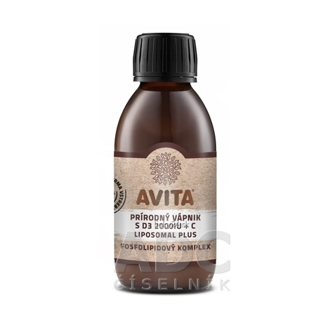 AVITA PRÍRODNÝ VÁPNÍK S D3 2000IU+C LIPOSOMAL PLUS