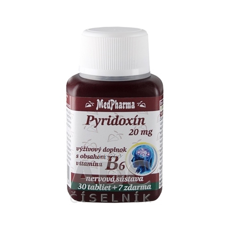 MedPharma PYRIDOXÍN 20 mg  (vitamín B6)