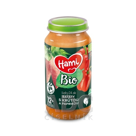 Hami príkrm BIO Batáty s morkou a paprikou