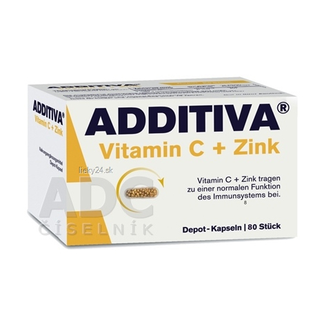 ADDITIVA Vitamín C+ Zinok