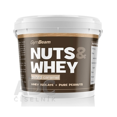 GymBeam Proteínové arašidové maslo Nuts & Whey