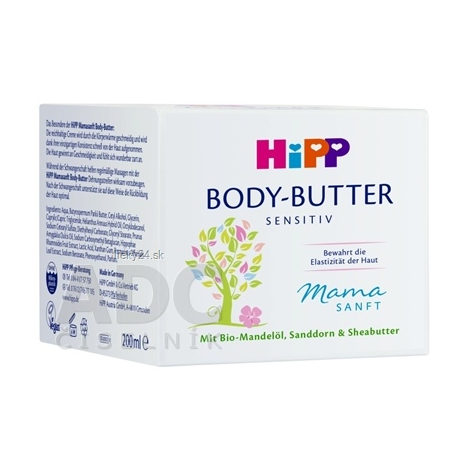 HiPP MamaSANFT Telové maslo Sensitiv