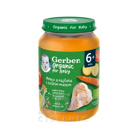 Gerber Organic Mäsovo-zeleninový príkrm