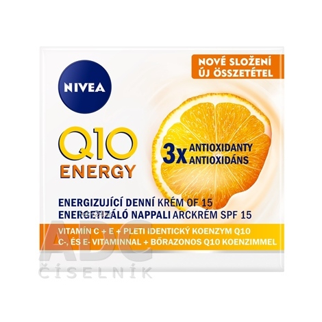 NIVEA Energizujúci denný krém Q10 ENERGY  SPF15