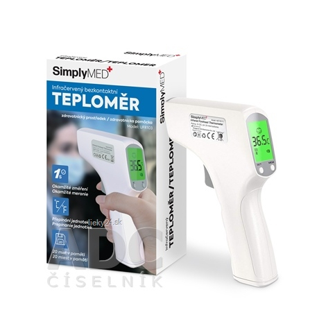 E-shop SimplyMED Infračervený bezkontaktný TEPLOMER