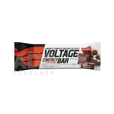 NUTREND VOLTAGE ENERGY BAR, cake with caffeine