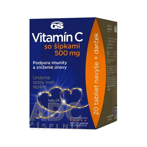 GS Vitamín C 500 so šípkami darček 2022