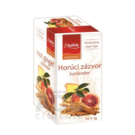 APOTHEKE PREMIER SELECTION Horúci zázvor koriander