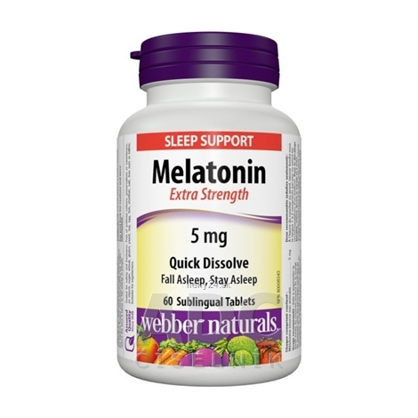 E-shop Webber Naturals Melatonin 5 mg
